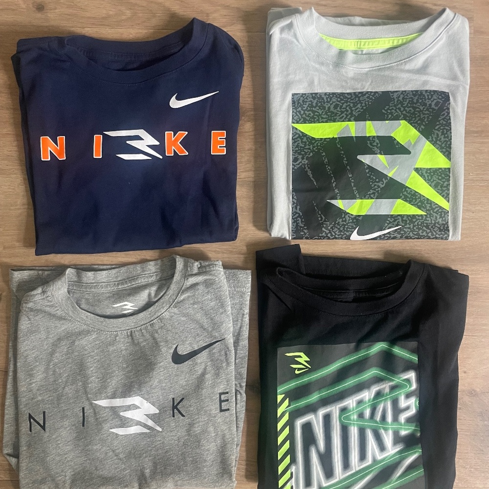 Bundle of four Nike 3Brand shirts size 10-12